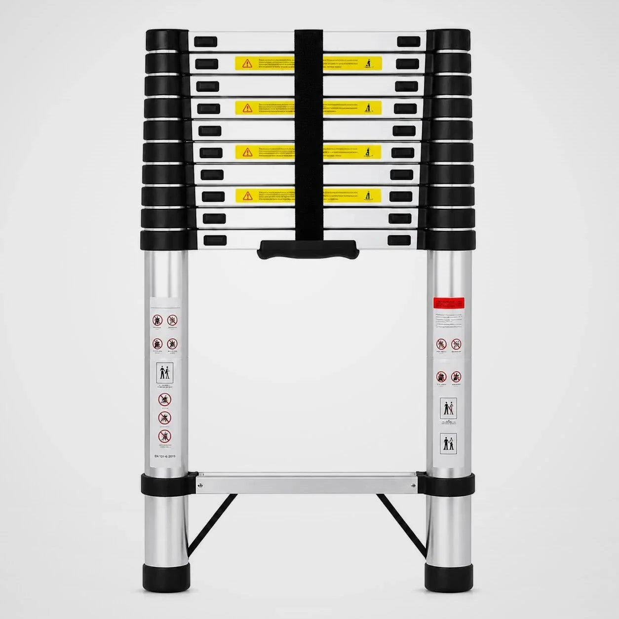 Telescopic ladder 3.2 m Pro: rungs with side-mounted locking mechanisms