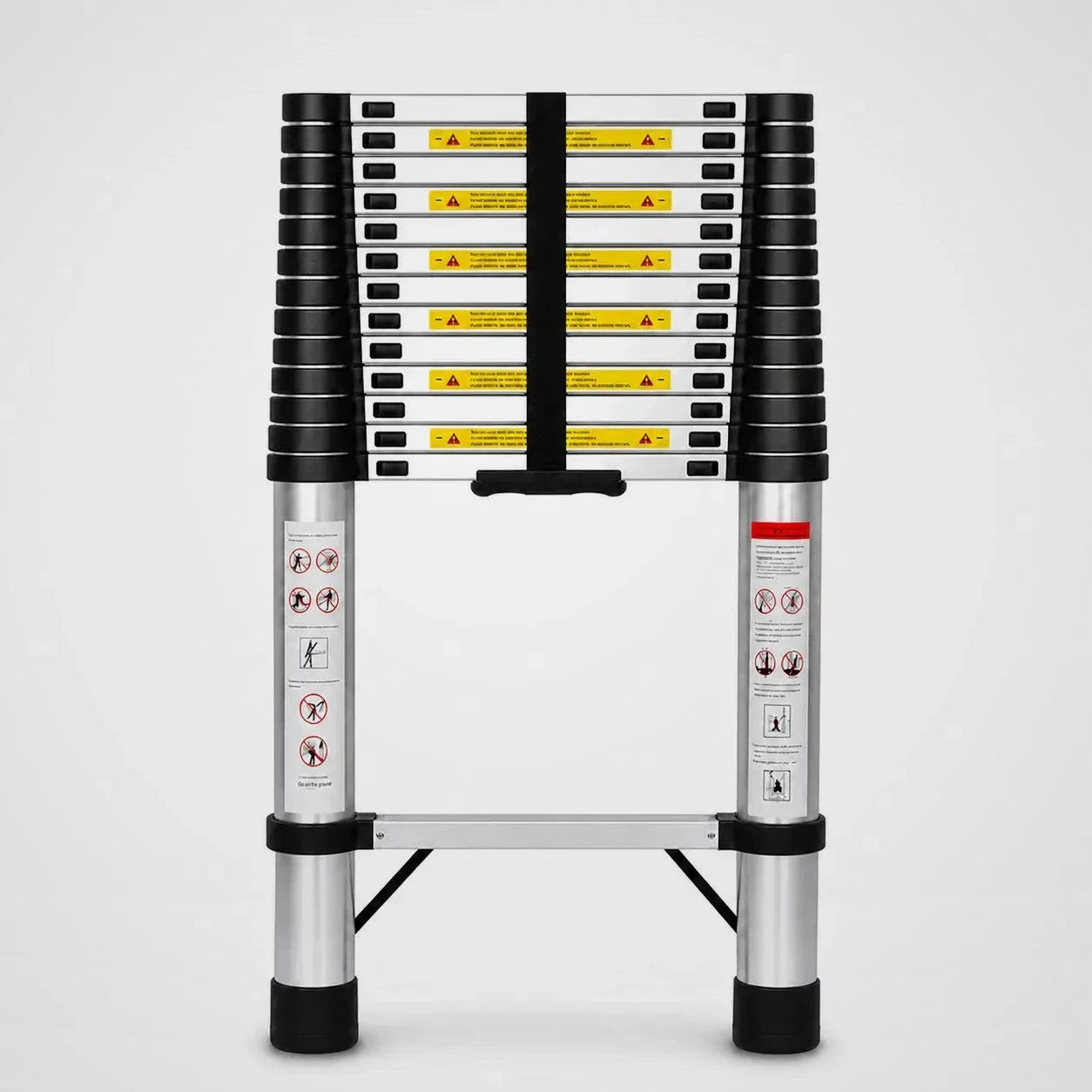 Telescopic ladder 4.4 m Pro: rungs with side-mounted locking mechanisms