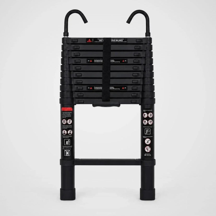 Telescopic Ladder 3.2 m Black